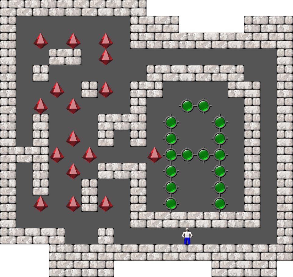 Sokoban Mitija 4 level 1